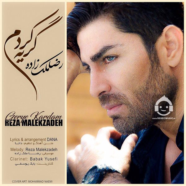 آهنگ گریه کردم از رضا ملک زاده